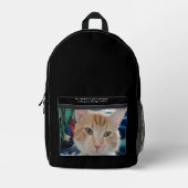 Rucksack-Kind zurück zur Schule , zum Sport und zu Bedruckter Rucksack (Vorderseite)