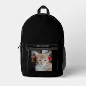 Rucksack-Kind zurück zur Schule , zum Sport und zu Bedruckter Rucksack (Vorderseite)