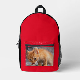 Rucksack-Kind zurück zur Schule , zum Sport und zu Bedruckter Rucksack