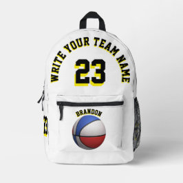 Rucksack Kinder Basketball Sport Schule in Farbe