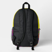 Rucksack, Liebe und Harmonie Bedruckter Rucksack (Rückseite)