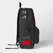 Rucksack "LIFE IST EIN SPIEL, SPIEL ZU GEWINNEN" B (Links)