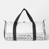 Rucksack "LIFE IST EIN SPIEL, SPIELEN ZU GEWINNEN" (Vorderseite)