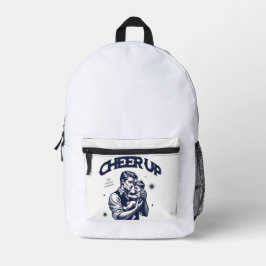 RÜCKSACK 'MENS/KIDS DADDY CHEER UP' BEDRUCKTER RUCKSACK