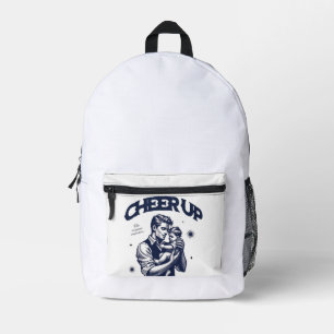 RÜCKSACK 'MENS/KIDS DADDY CHEER UP'  BEDRUCKTER RUCKSACK