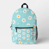 Rucksack mit Gänseblümchen-Muster (Vorderseite)