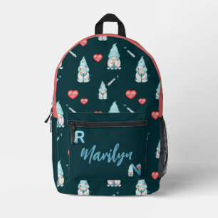 Rucksack mit Gnomen-Design für die gesamte Ausgabe