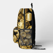 Rucksack mit Goldknöpfen (Rechts)