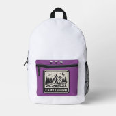 Rucksack mit Grafik Camp Legend (Vorderseite)