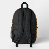 Rucksack mit Leopardenprint-Design (Rückseite)