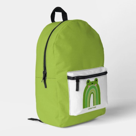 Rucksack mit Niedlichem Froschfass (Rückseitige Ecke links)