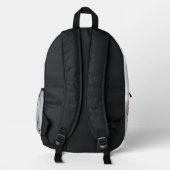 Rucksack mit niedlichem Katzenbild (Rückseite)
