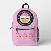 Rucksack mit rosa Cupcakes (Vorderseite)