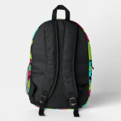 Rucksack mit Totenkopf-Muster (Rückseite)