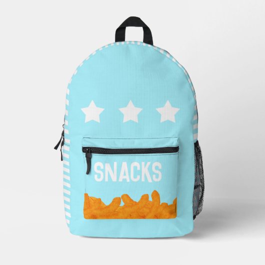 Rucksack mit überdrucktem Snack (Vorderseite)