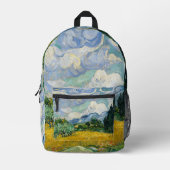 Rucksack mit Van Goughs Weizenfeld mit Zypressen (Vorderseite)