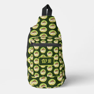 Rucksack mit Waldszene mit Reh und Kitz
