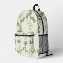 Rucksack mit weißer Blume