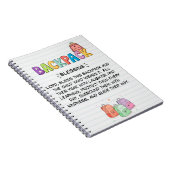Rucksack-Notebook Notizblock (Rechte Seite)