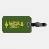 Rucksack Oregon Gepäckanhänger (Rückseite horizontal)