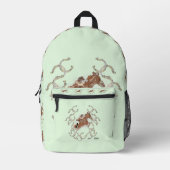 Rucksack: Rennen ist auf Bedruckter Rucksack (Vorderseite)