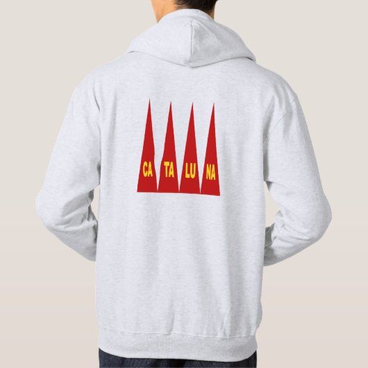 Rucksack-Rucksack DESIGN CATALUNA Hoodie (Rückseite)