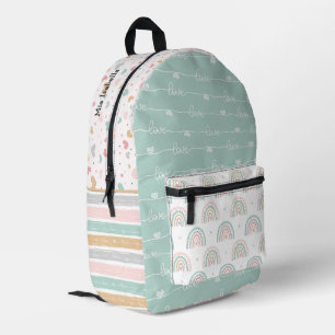 Rucksack-Rucksack mit Kachelarbeit Bedruckter Rucksack