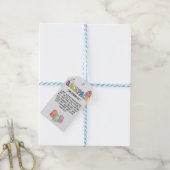 Rucksack-Segen-Doppelseitiges Etikett Geschenkanhänger (Mit Garn)