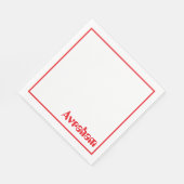 Rucksack-Servietten Serviette (Ecke)