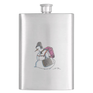 Rucksack Snowman Edelstahlflasche Flachmann