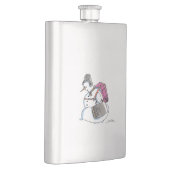 Rucksack Snowman Edelstahlflasche Flachmann (Rechts)
