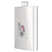 Rucksack Snowman Edelstahlflasche Flachmann (Links)