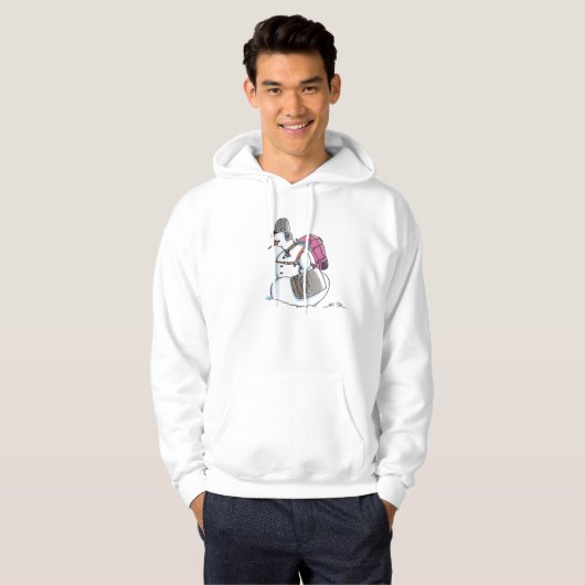 Rucksack Snowman Hoodie (Vorne ganz)