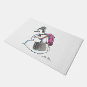 Rucksack Snowman-Türmchen Fußmatte (Schrägansicht)