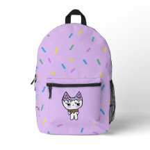 Rucksack - Sprinkles Kitty Clawally Sweet Print