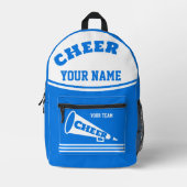 Rucksack-Team Cheerleader Personalisiert blau Bedruckter Rucksack (Vorderseite)