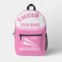 Rucksack-Team Cheerleader Personalisiert rosa