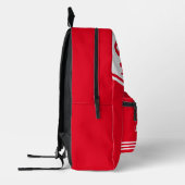 Rucksack-Team Cheerleader Personalisiert rot Bedruckter Rucksack (Links)