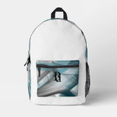 Rucksack Trend Abstrakter blauer Ozean (Vorderseite)