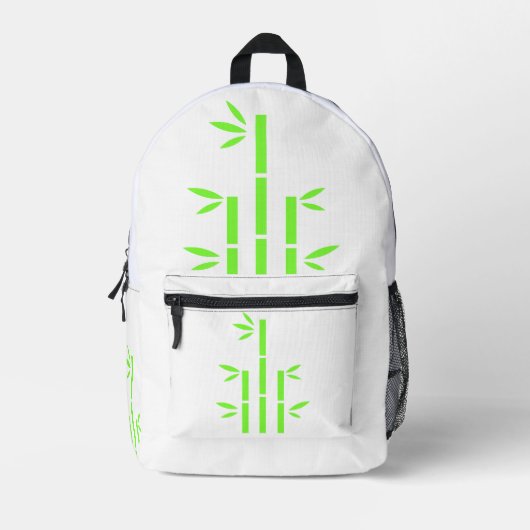 Rucksack(Weiß) Bedruckter Rucksack (Vorderseite)