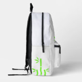 Rucksack(Weiß) Bedruckter Rucksack (Links)