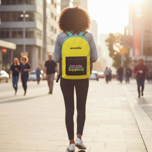 Rucksack 'Weiter geht's, weiter wachsen, weiter le