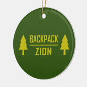 Rucksack Zion Keramik Ornament (Links)