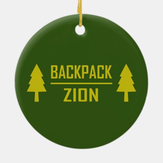 Rucksack Zion Keramik Ornament (Hinten)