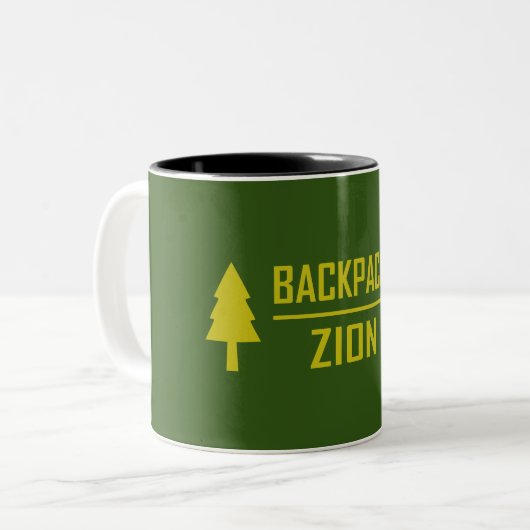 Rucksack Zion Zweifarbige Tasse (Vorderseite Links)