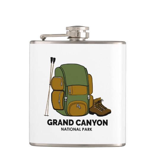Rucksack zum Grand Canyon Nationalpark Flachmann (Vorderseite)