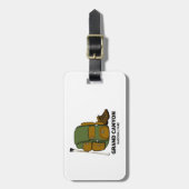 Rucksack zum Grand Canyon Nationalpark Gepäckanhänger (Vorderseite vertikal)