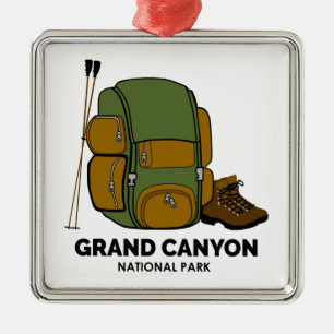 Rucksack zum Grand Canyon Nationalpark Ornament Aus Metall