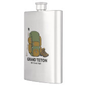 Rucksack zum Grand Teton Nationalpark Flachmann (Links)