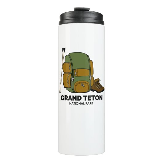 Rucksack zum Grand Teton Nationalpark Thermosbecher (Vorderseite)